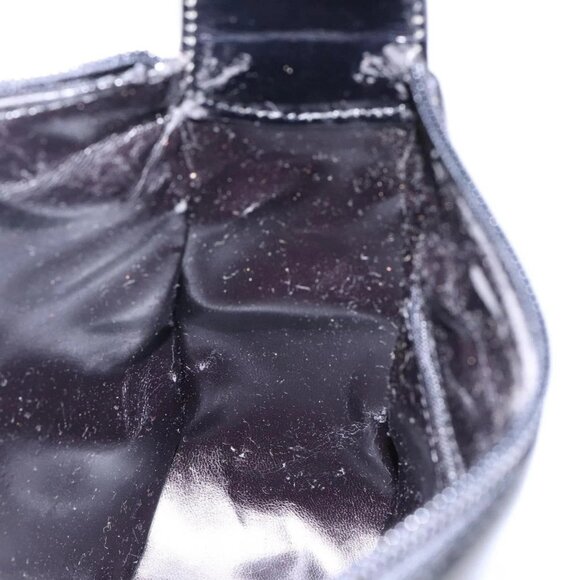 GUCCI Shoulder Bag Patent leather Black Silver 007 - Picture 12 of 15